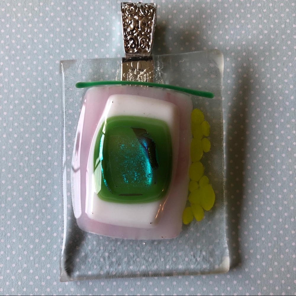 BOUTIQUE fused glass pendant